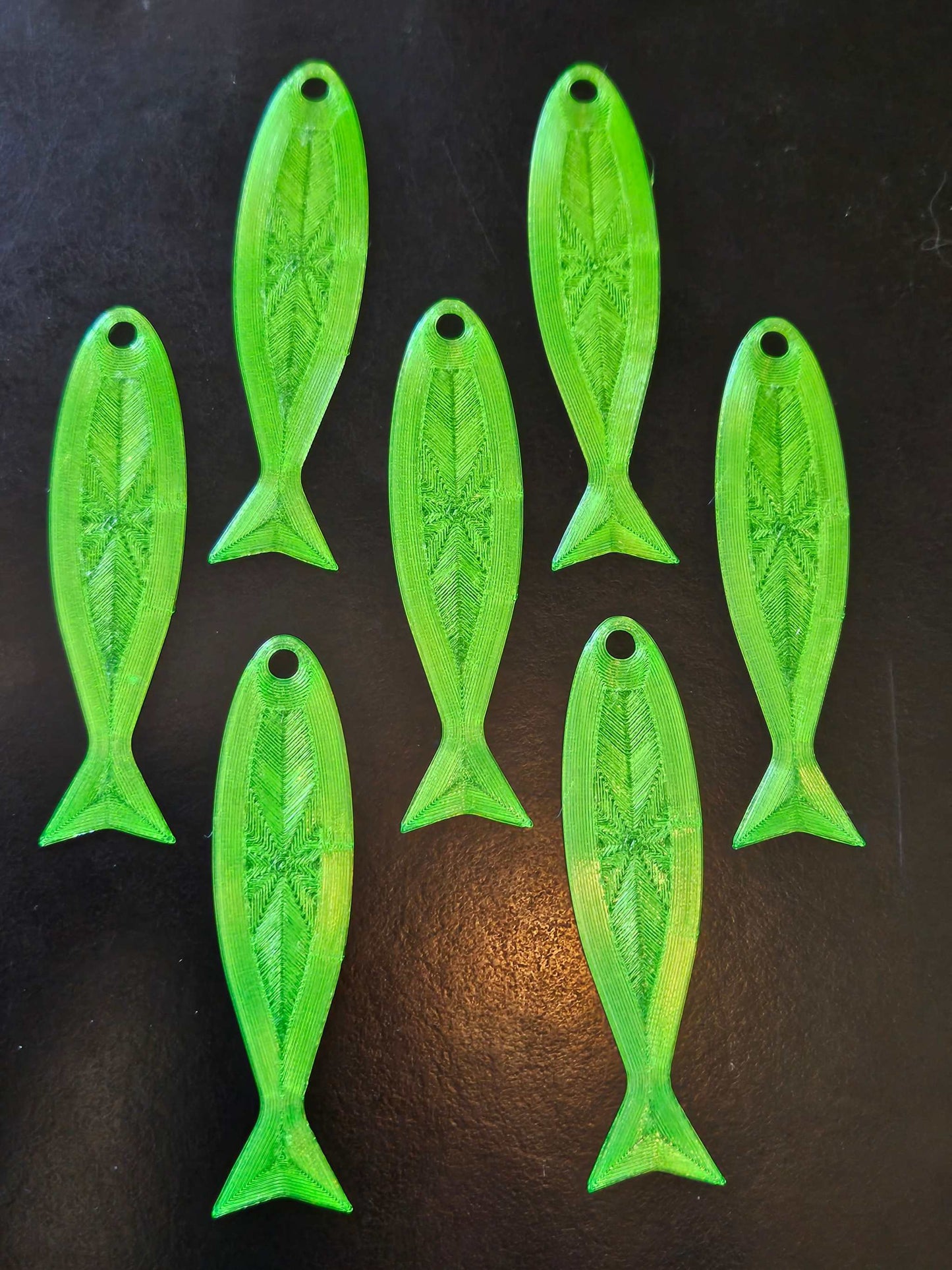 an image of EZ Fishing 3" EZ TPU silent-attractors Chartruese QTY-7