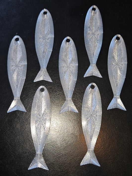 an image of EZ Fishing 3" EZ TPU silent-attractors White QTY-7