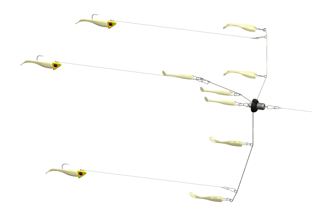 Complete U-rigs, Ready to Fish