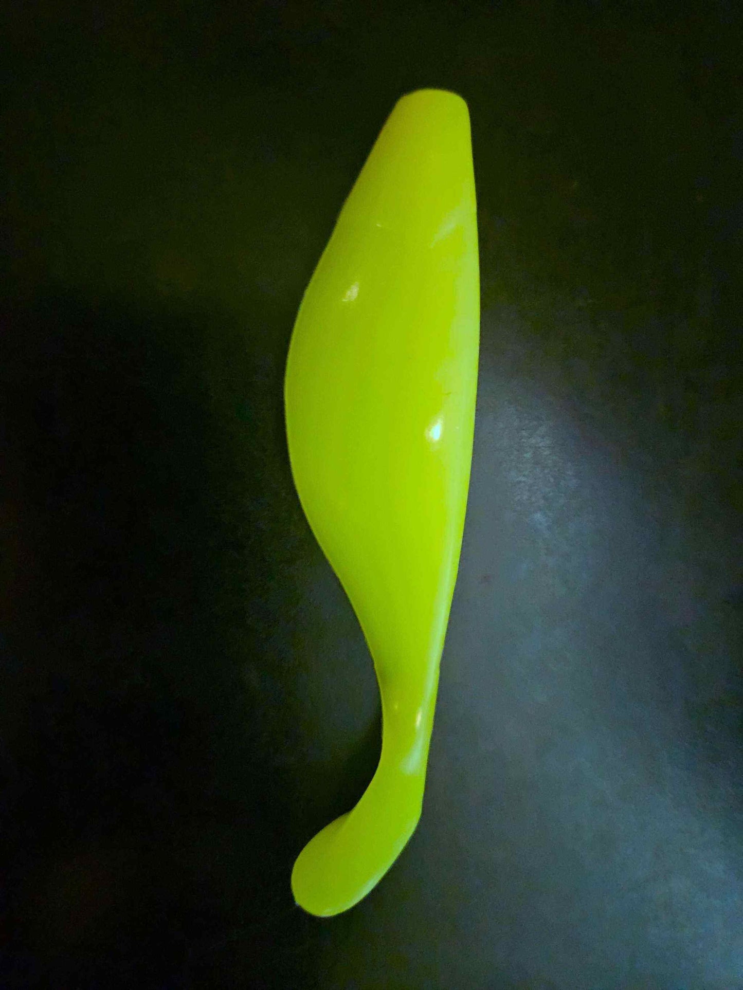 A single, EZ Fishing, EZ Shad Body 4” Silk Chartreuse